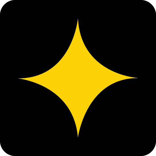 UCF Gold Star Against Black Background