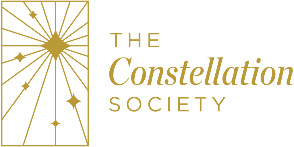 UCF Constellation Society: UCF gold logo featuring UCF star at the center of a constellation.