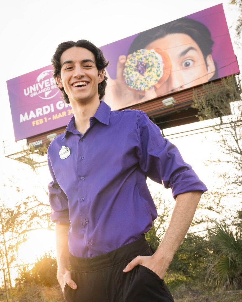 christian spencer with Universal Billboard behind him